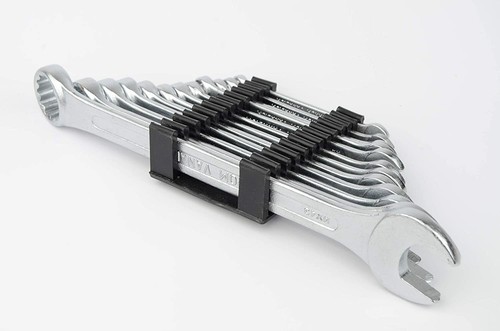 Mannesmann Juego de 12 llaves combinadas Acero al cromo vanadio 6 a 22 mm - Imagen 5 de 5