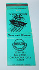 Matches Matchbook Cover Wilson Credit Union Oklahoma City Oklahoma OK Umbrella — photo 1