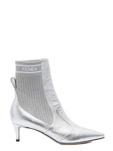 fendi silver boots