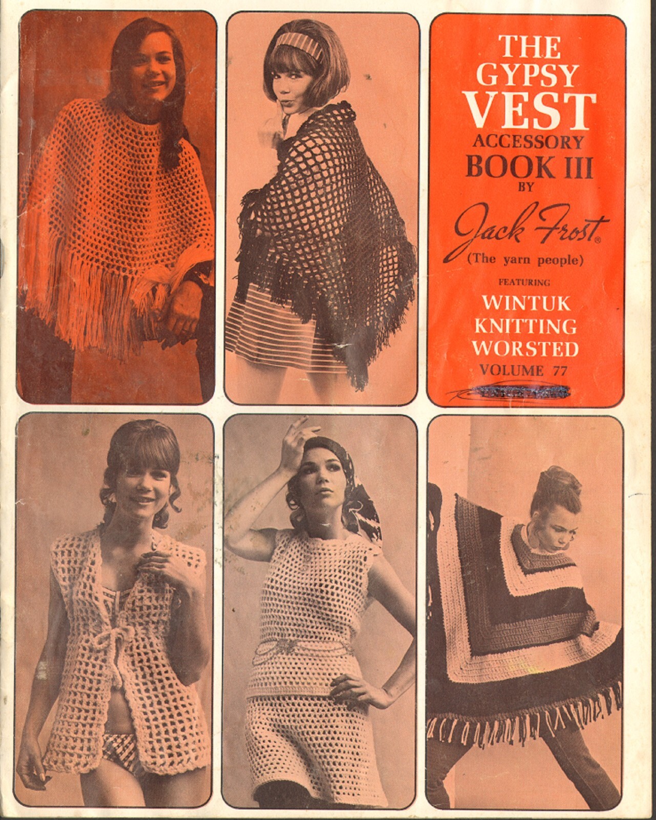 The Gypsy Vest Accessory Book III Jack Frost Yarns Crochet Wintuk