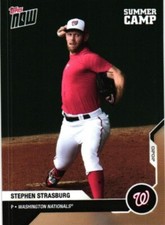 2020 TOPPS NOW SUMMER CAMP BASEBALL CARD STEPHEN STRASBURG #OD-528