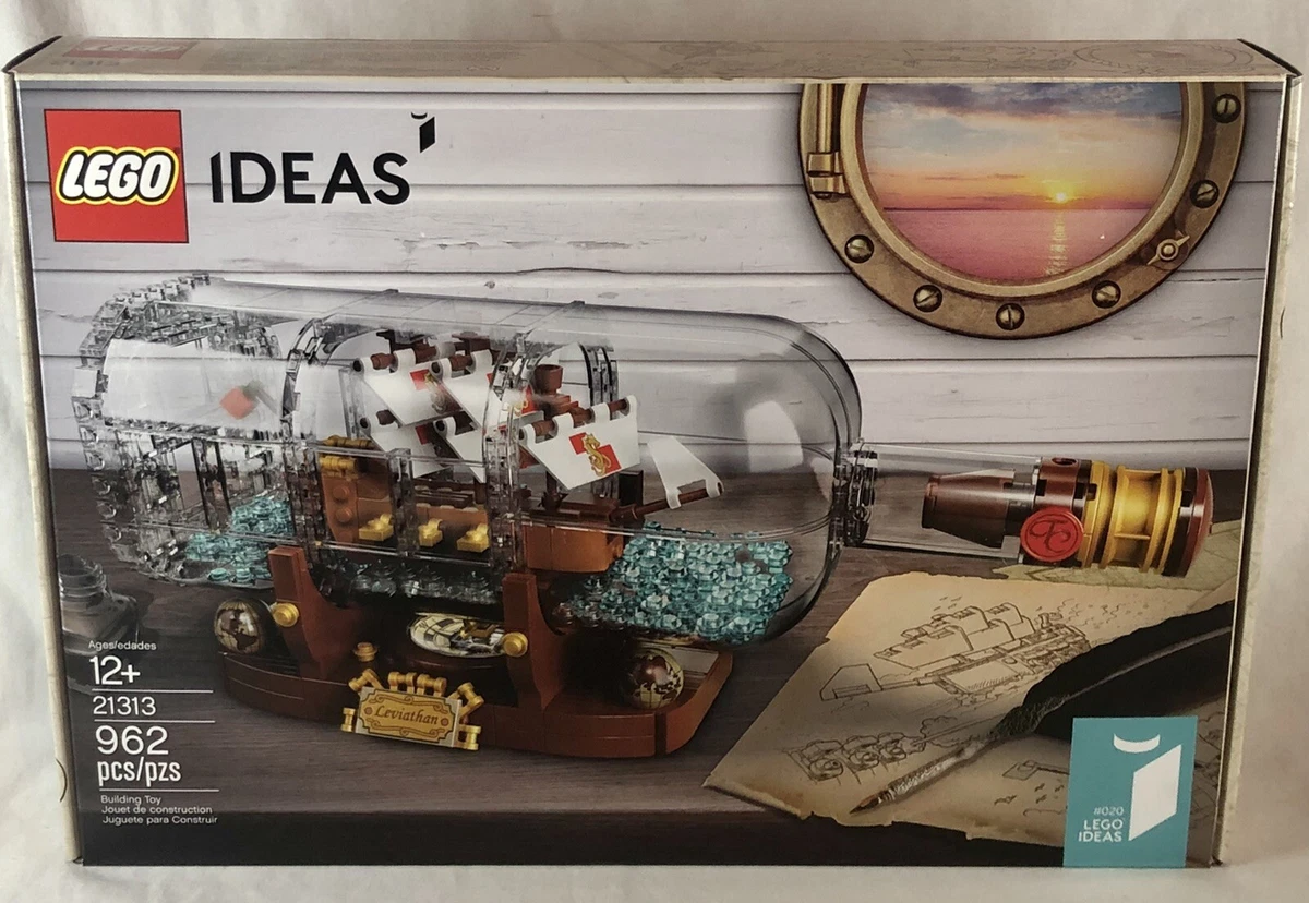 LEGO 21313 Ideas Ship in a Bottle Brand New Factory Sealed Retired Set