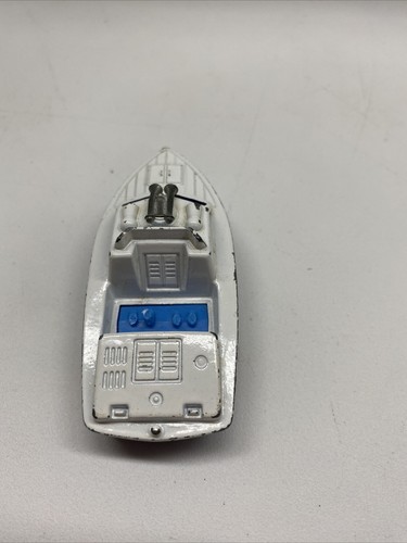 Vintage 1976 Matchbox Superfast Police Launch Boat #52 Diecast - Picture 4 of 7