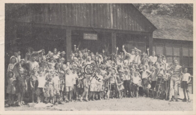 White Haven PA * Camp Daddy Allen Lodge 1948  Easter Seals Agency Luzerne Co.