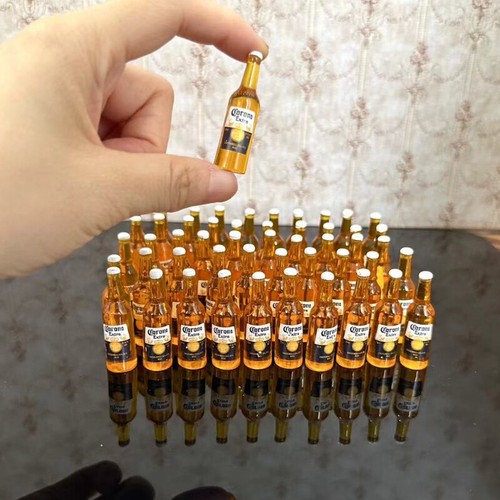 Clearence 50 Pcs Dollhouse Miniature 1:6 Model Beer Corona Beer Bottles Wine - Picture 2 of 10