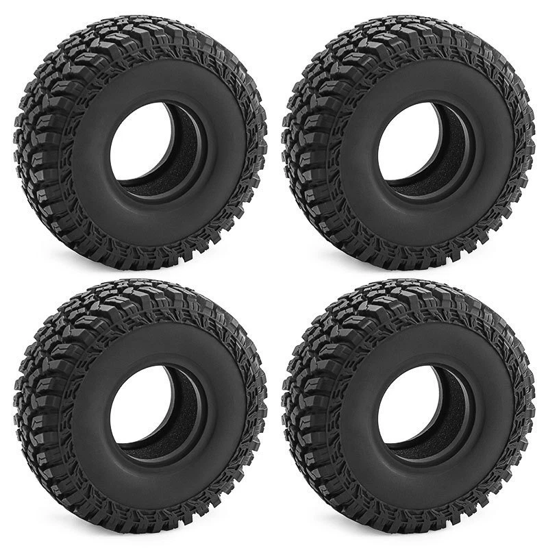 4Pcs 1.9" Tires 43mm*118mm With Sponge Inner Liner For 1/10 1/12 SCX10 FMS TRX-4 - Image 4 of 4