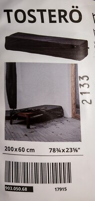 NEW Ikea TOSTERÖ TOSTERO Waterproof Cover for Chaise Black 78 3/4