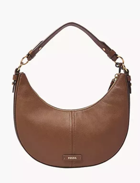 Amazon.com: Fossil Women's Harwell Leather Hobo Purse Handbag, Black  (Model: ZB1847001) : Clothing, Shoes & Jewelry