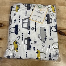 2 Pk Little Star Organic Pure Organic Cotton Fitted Jersey Knit Crib Sheets Cars