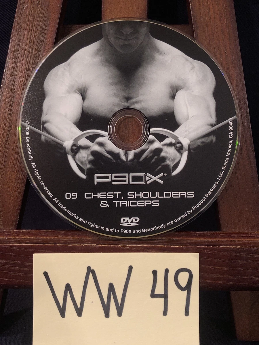 P90x chest shoulders shop and triceps