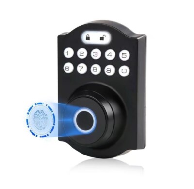 Advanced Biometric Door Lock for Front and Back Doors - Easy Screw Installation