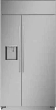 ZISS420DNSS-MONOGRAM 42" BUILT-IN SIDE BY SIDE FRIDGE STAINLESS EXTERNAL ICE/H2O