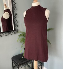 Urban Outfitters XS 8 10 - Distressed Purple Black Print Mini Dress Houndstooth