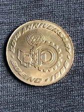 1966 Boeing 50th Anniversary Plant 1 - 1916 Token Medal TC-602937