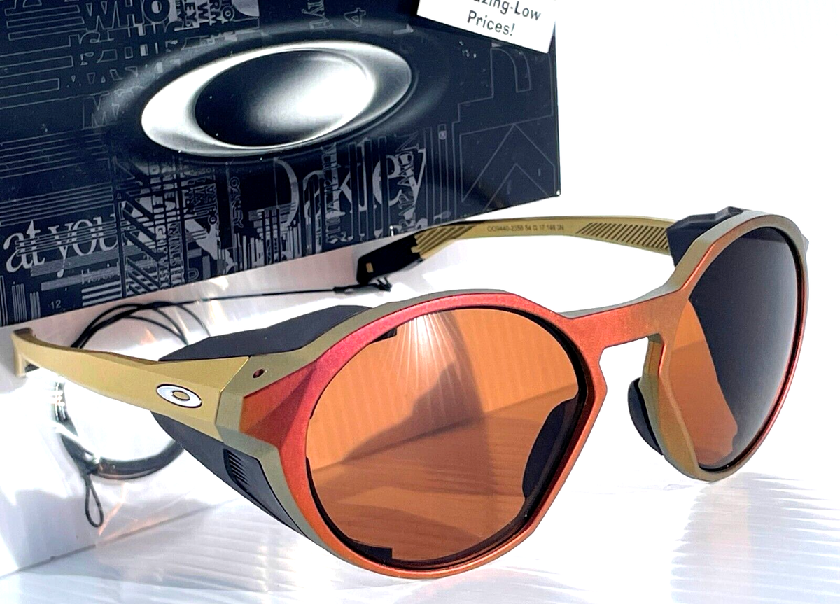 NEW Oakley CLIFDEN Matte Red Gold Shift Round PRIZM Bronze NEW Oakley CLIFDEN Matte Red Gold Shift Round PRIZM Bronze