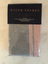 NWT Ralph Lauren 130 Oakview Striped 20x36 in. King Sham