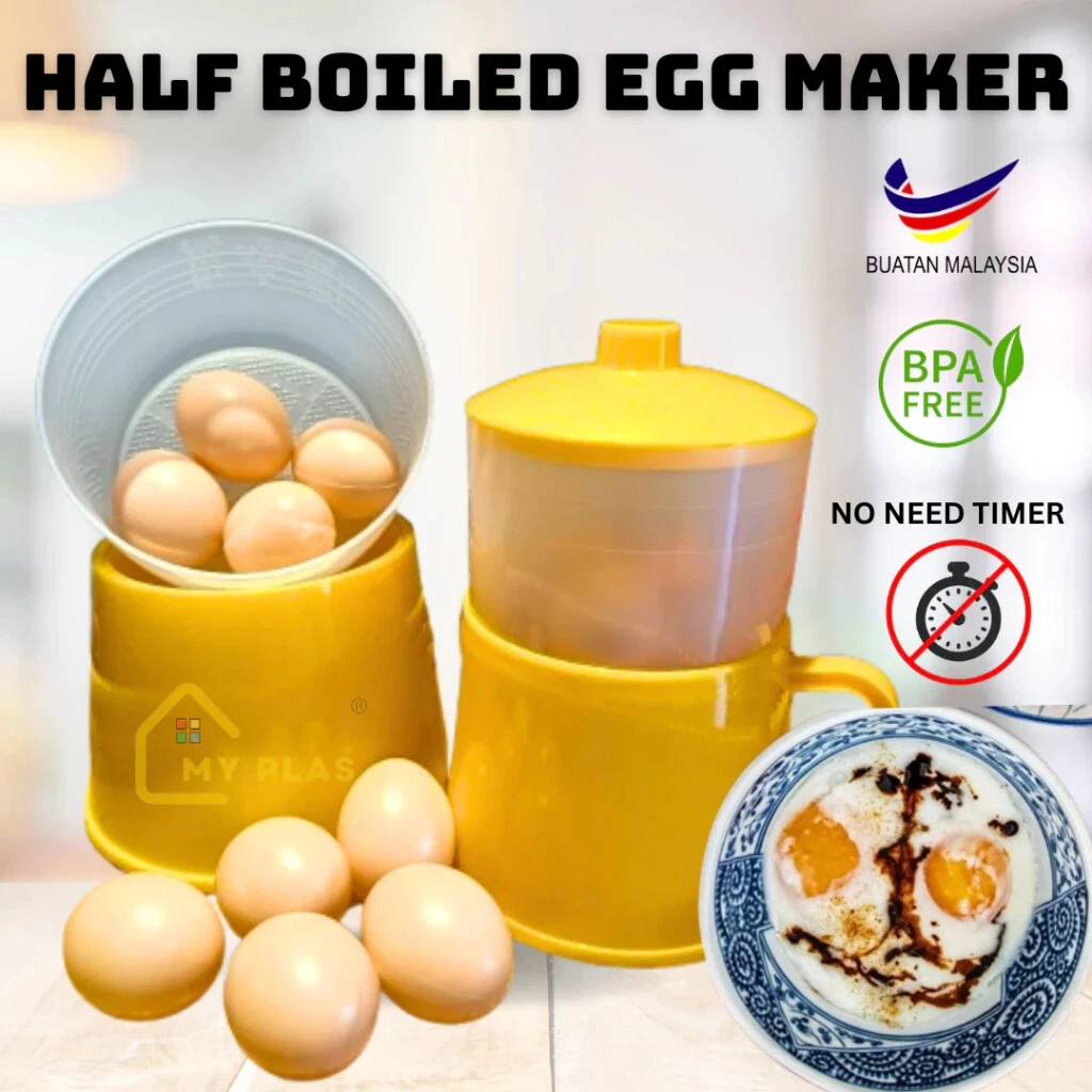 Half Boiled Egg Maker / Egg Boiler/No Electric Use/Energy Saving