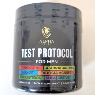 #ad Alpha Tribe Test Protocol Elite Natural Test for Men 120 Ct Exp 05 08 28 $21.99