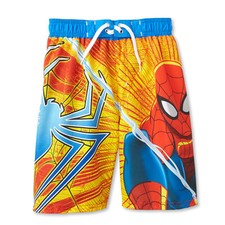 Boys Spiderman Bathing Suit Size 7 NEW