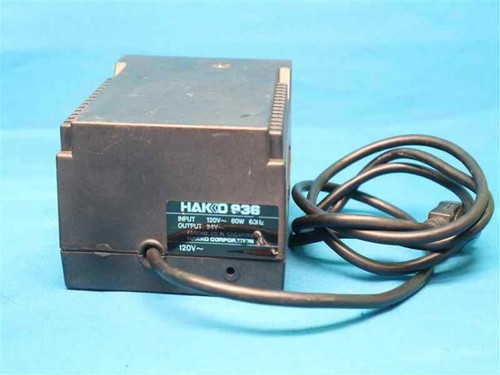 Hakko ESD SAFE 936 Soldering Station 120V 60W 60Hz 24V Defective AS IS - Picture 3 of 10