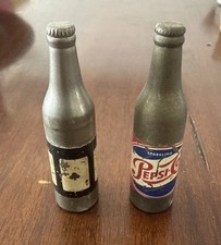 KEM VINTAGE PEPSI COLA BOTTLE METAL LIGHTER PATENT APPLIED FOR