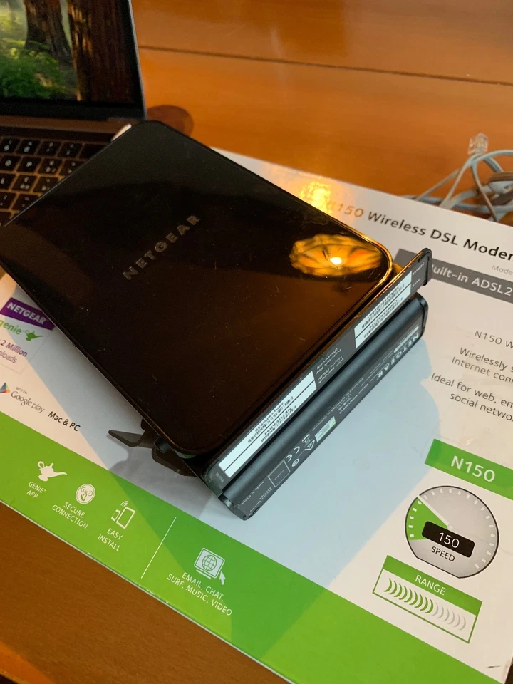 NETGEAR N150 Wireless ADSL2+Modem - Immagine 2 di 4