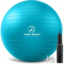 Yoga Ball - Fresh Colors Exercise Ball for Stability, Pregnancy, Workout, Phy...