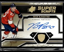 2018-19 SPx Superscripts auto Nick Bjugstad #SS-NB