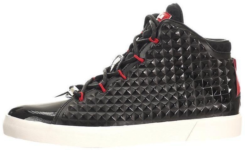 Nike LeBron 12 NSW Lifestyle QS Black Challenge Red for Sale 