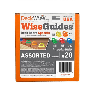 #ad WiseGuides Assorted Deck Board Spacer Guides for Hardwood Pressure Treated L... $35.61