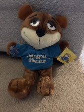 Sugar Bear Cereal Plush Toy - 1988 Applause General Foods - New With Tags