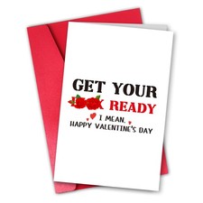 Funny Valentine's Day Greeting Card for Husband Boyfriend, Humorous Naughty G...