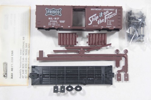 HO Roundhouse SL-SF/Frisco 40 ft PS-1 puerta corredera caja coche #27006 nuevo kit | Zustand: New