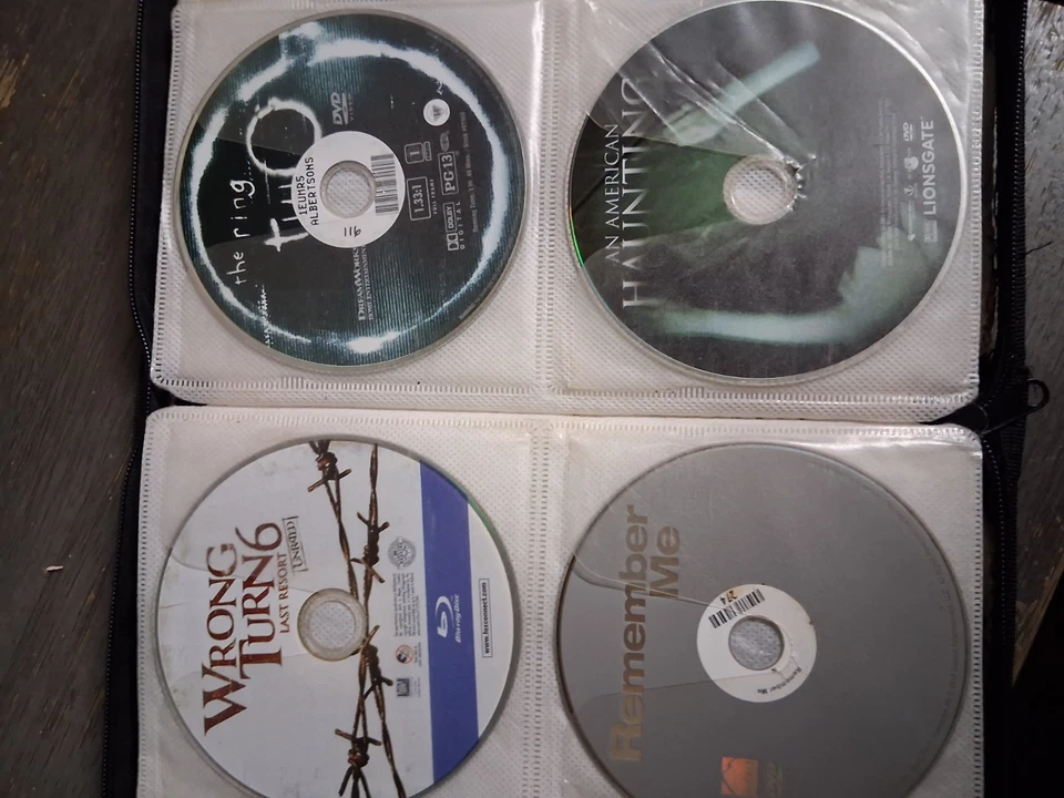 Horror DVD Lot Of 60 Scary Halloween Terror Movies Bundle Binder BLU RAY HD - Image 3 of 4