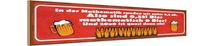 Holzschild 10X46 Cm 0,33L Bier Mathematisch 0 Bier Deko Geschenk Holz Schild