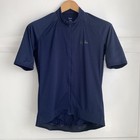Rapha Core Jersey Mens Large Navy Blue Short Sleeve Full Zip Cycling Top