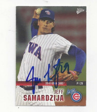 Jeff Samardzija Iowa Cubs 2010 MultiAd Sports #29 Signed Minor League Card