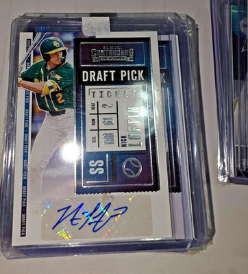 2020 PANINI CONTENDERS ''DRAFT PICKS'' #DPT2-NL NICK LOFTION RC AUTO - ROYALS