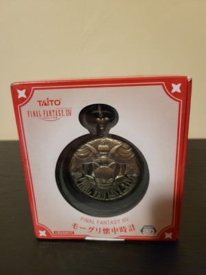 Final Fantasy XIV Online Moogle Mog Pocket Watch Gold Taito Square Enix FF14