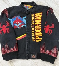 2011 JH Design Jeff Hamilton Youth Large  Spiderman Nascar Jacket Spidersense