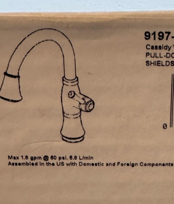 Delta Cassidy 9197-PN-PR-DST PullOut Spray Kitchen Faucet Polished Nickel NEW