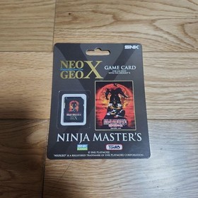 SNK Neo Geo X Gold Limited Edition Console Complete Set Black Tested Used Japan