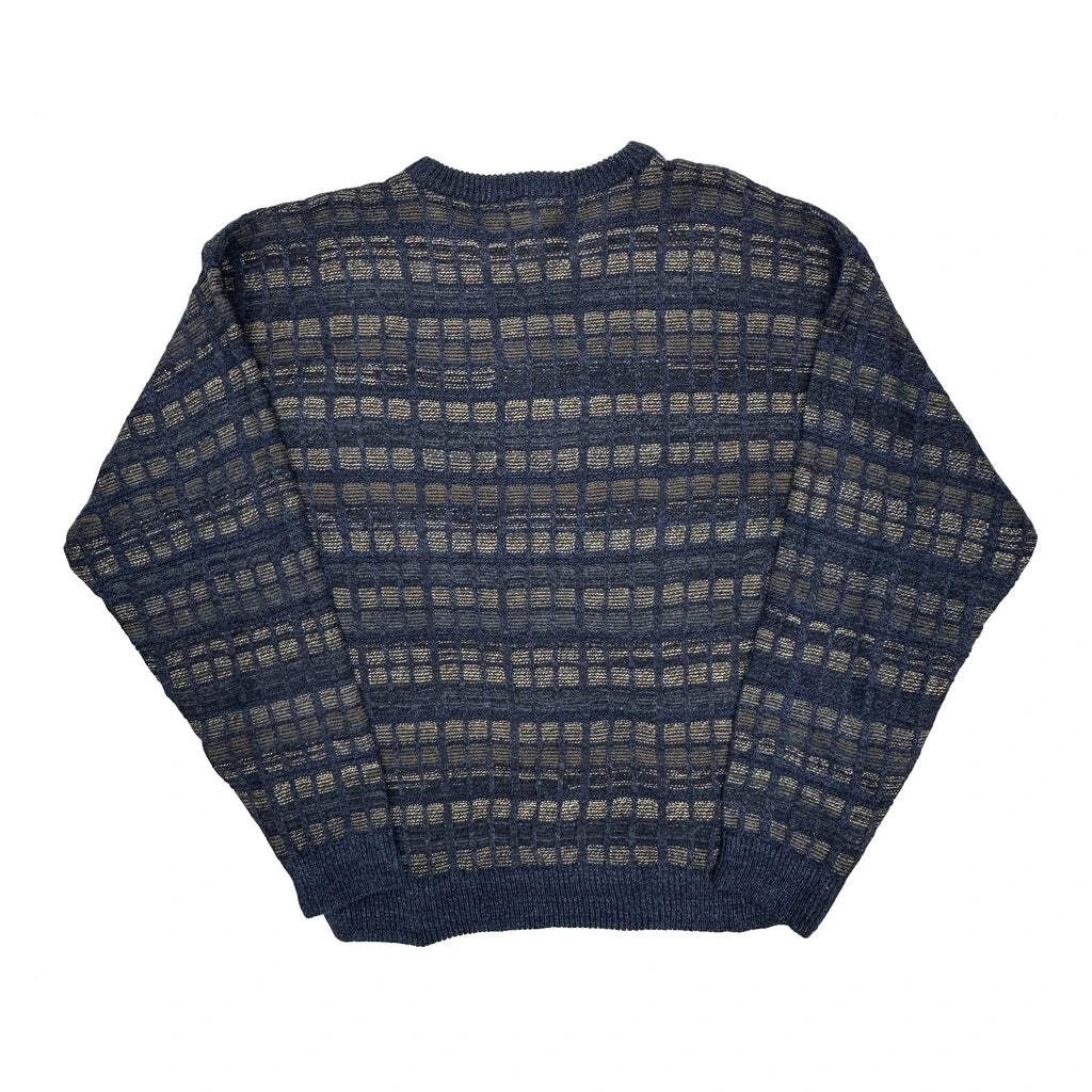 Cambridge Checked Sweater - Medium Gray Acrylic - image 2