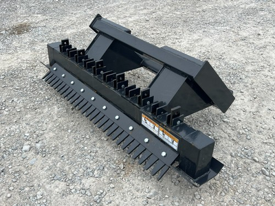 #ad 72quot; Ripper Scarifier Scraper Land Combo fits Skid Steer Attachment Quick Attach $1249.99