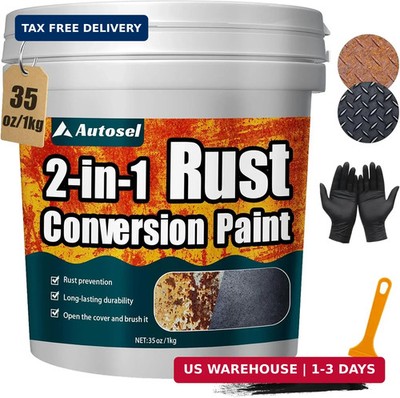 2 in 1 Rust Converter Primer 35oz Stops Rust Heat Resistant Coating Paint
