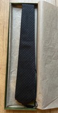 GUCCI Interlocking G silk wool jacquard tie