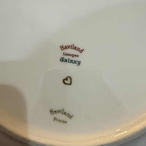 Haviland Limoges Galaxy Pattern Set 4 Dinner Plates 10 1/2 In - Picture 10 of 10