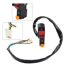 Motorcycle 12V Universal Handlebar ON/Off Switch 7/8" 22mm Scooter Pit Dirt Bike