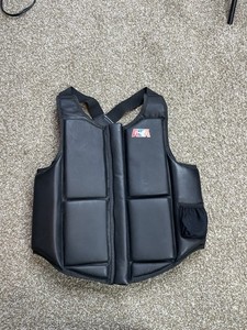 ATA Martial Arts Taekwondo Karate Black Sparring Chest Protector XL