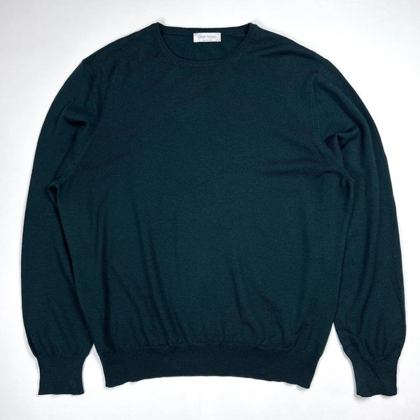 Men Gran Sasso Sweater Green Wool 40 /L / 48